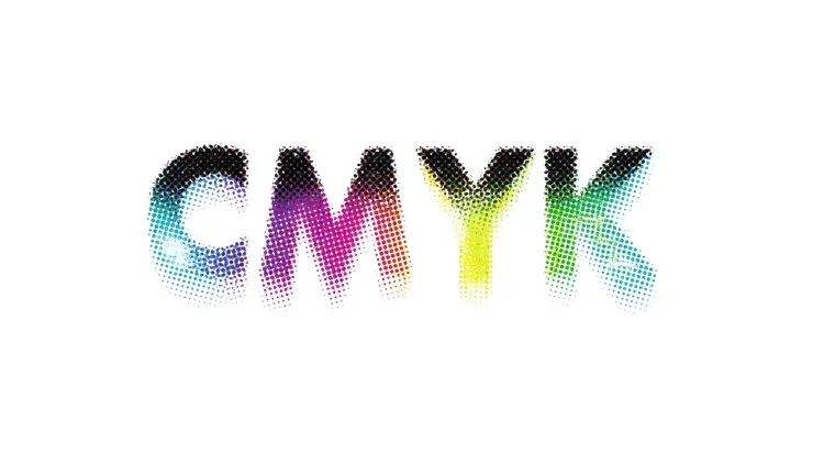 CMYK Halftone Dots Effect