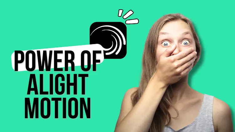Power of Alight Motion Logo Design
