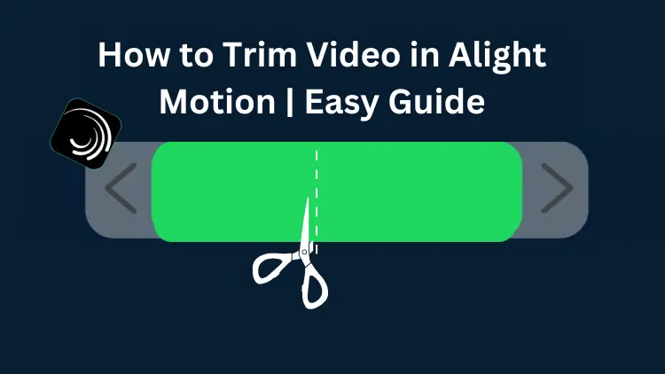 Trim Video in Alight Motion